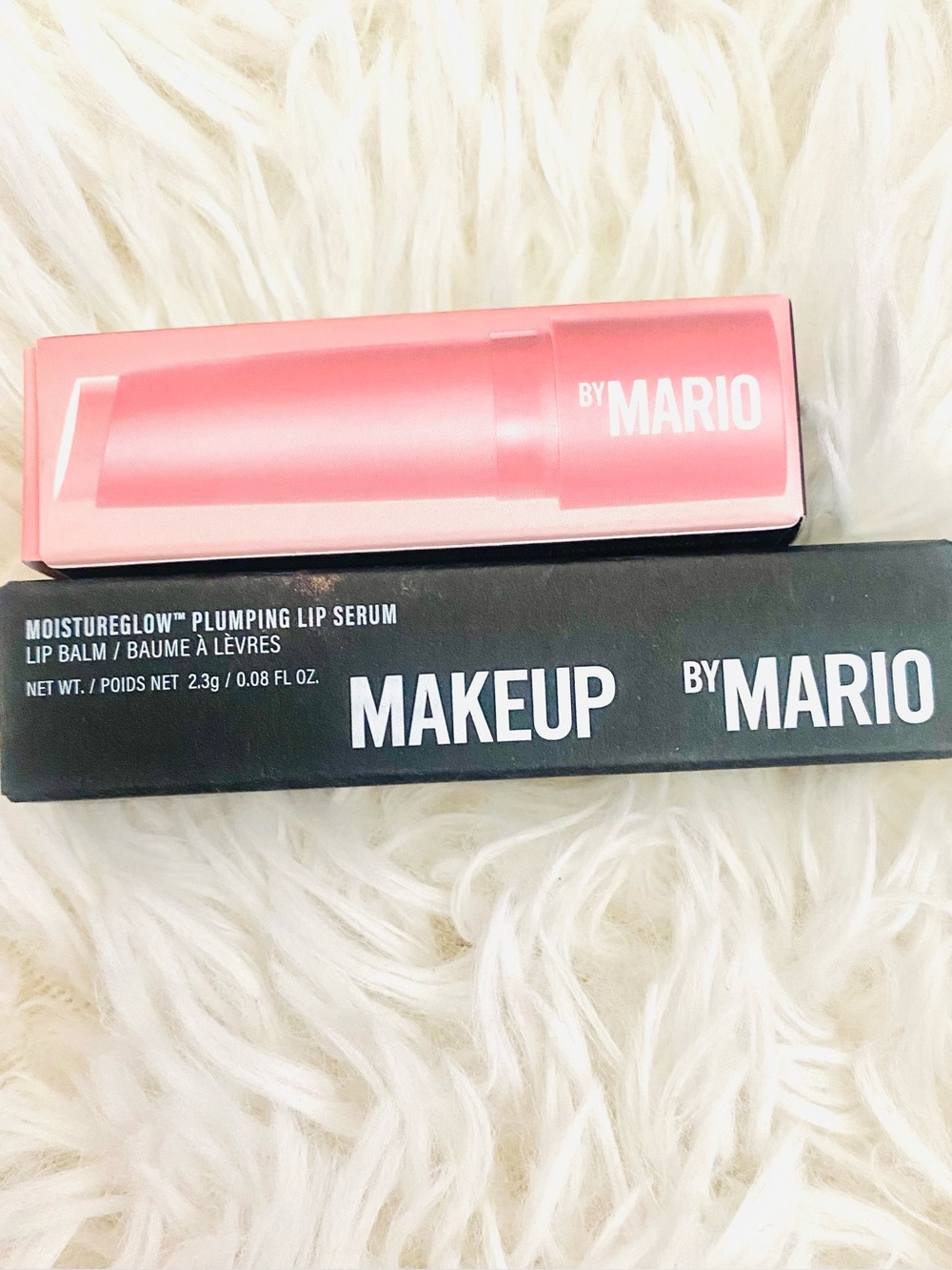 ✅BUNDLE (2) Makeup by Mario MoistureGlow Plumping Lip Serum Balm PINK GLOW NWT🌟